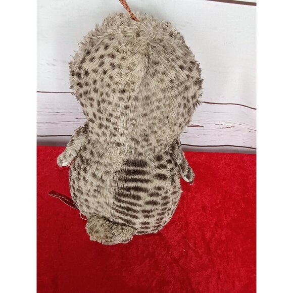 Gamble Pleasures Stuffed Plush Owl Toy 10" Soft Fluffy White & Brown - Picture 2 of 6